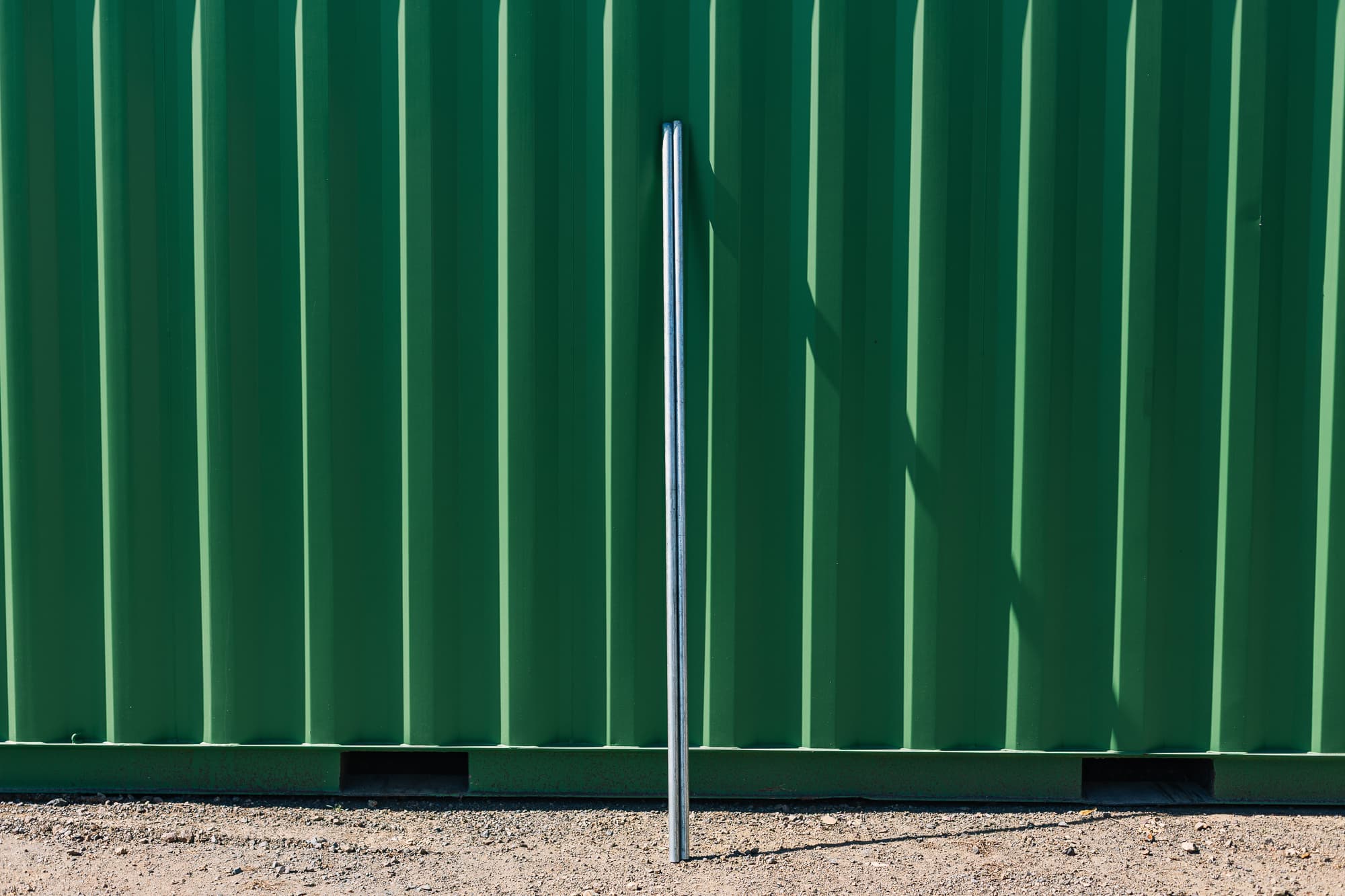 Galvanised steel pole — 26.9mm OD