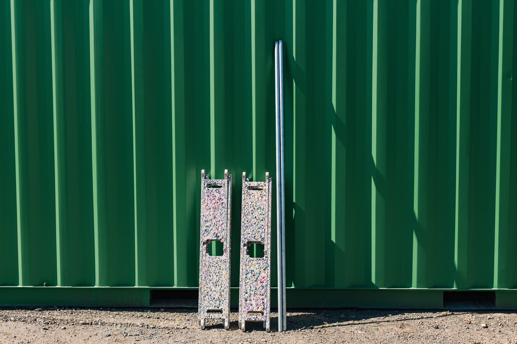 Second pole through the other side